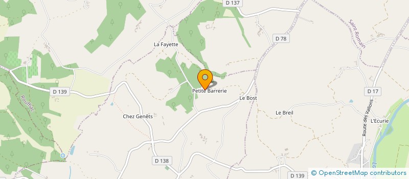 localisation de l'entreprise CBC à LES ESSARDS