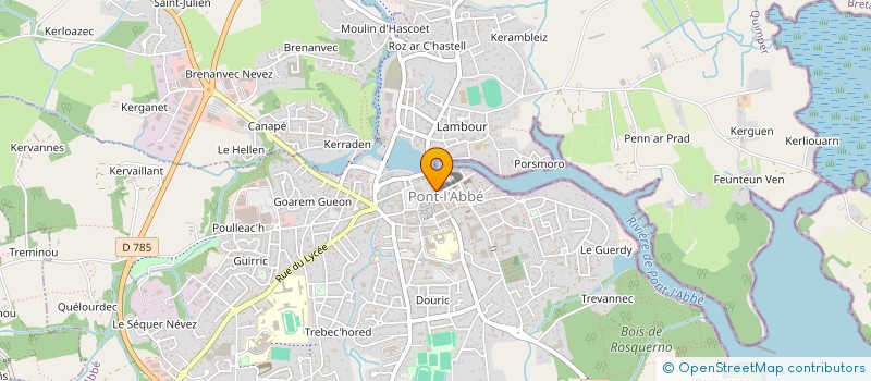 localisation de l'entreprise CBC  PONT-L'ABBE