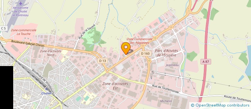 localisation de l'entreprise CBC à CHOLET