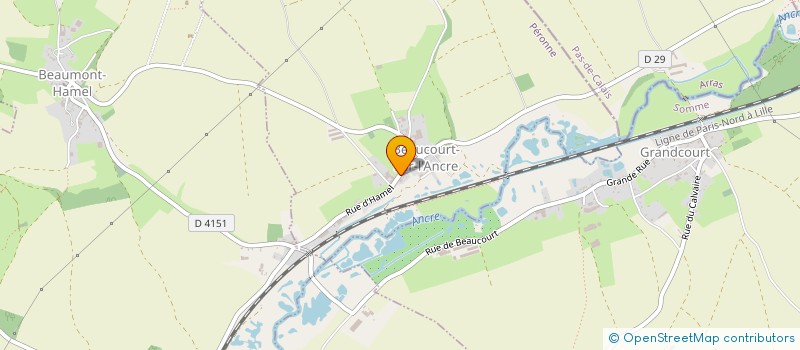 localisation de l'entreprise CBC à BEAUCOURT-SUR-L'ANCRE
