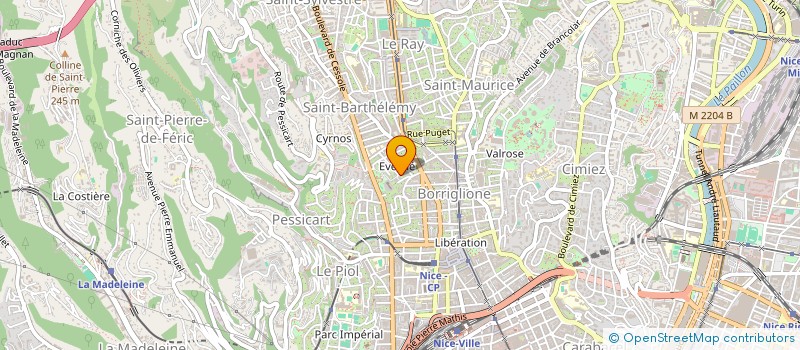 localisation de l'entreprise CBC  NICE