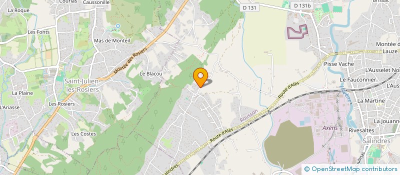 localisation de l'entreprise CBC  ALES