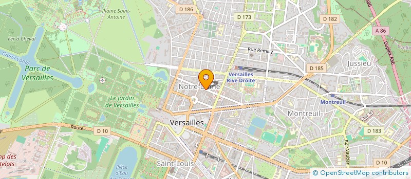 localisation de l'entreprise CBC à VERSAILLES