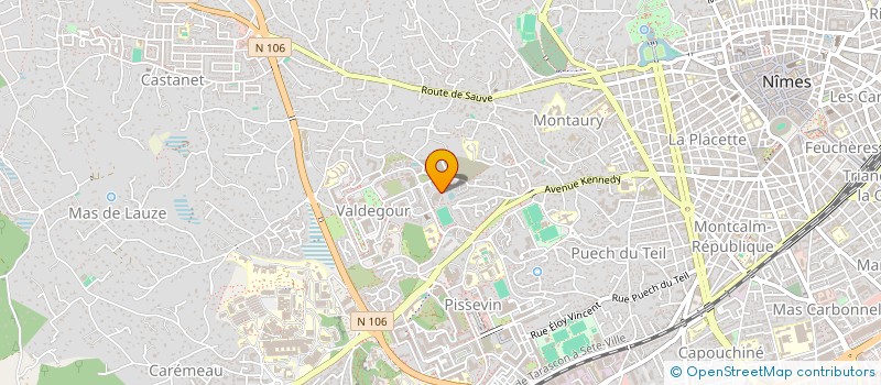 localisation de l'entreprise CBC  NIMES