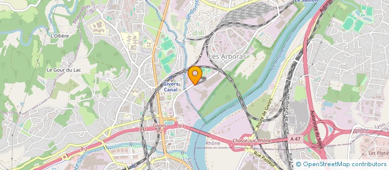 localisation de l'entreprise CBC ACCESS  MONTAGNY