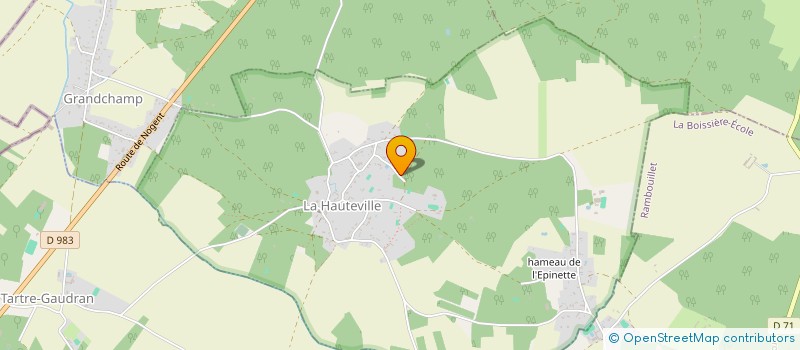 localisation de l'entreprise CBC CONSEILS ET STRATEGIES  LA HAUTEVILLE