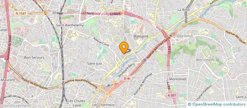 localisation de l'entreprise CBC CONSTRUCTIONS à MARSEILLE