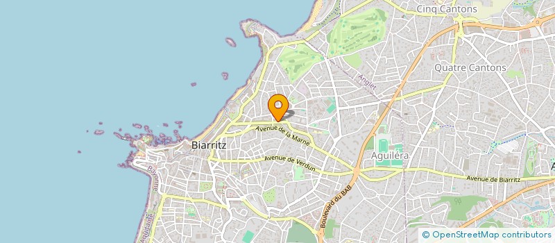 localisation de l'entreprise CBC - COTE BASQUE CONSTRUCTIONS à BIARRITZ