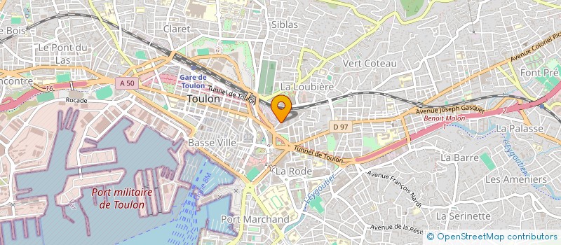 localisation de l'entreprise CBC GO FAST à TOULON