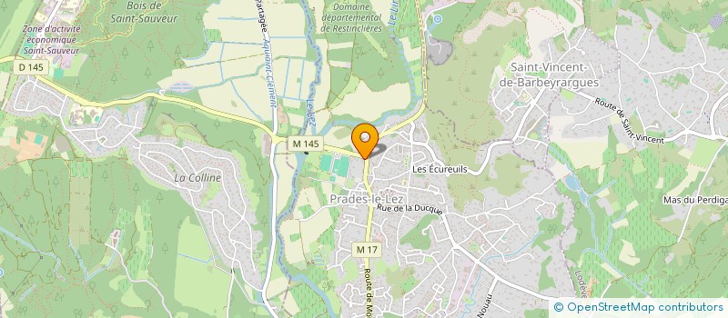 localisation de l'entreprise CBC MIDI PYRENEES à PRADES-LE-LEZ