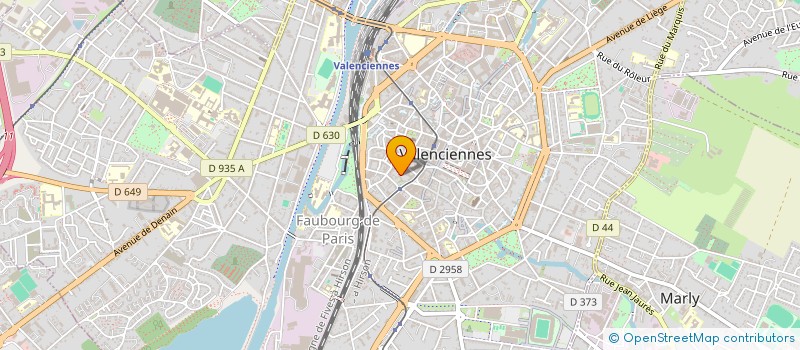 localisation de l'entreprise CBC SADI CARNOT  VALENCIENNES