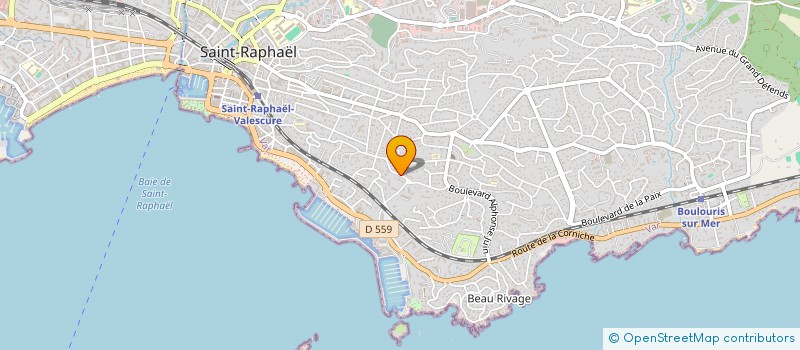 localisation de l'entreprise CBC83  SAINT-RAPHAEL