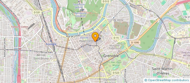 localisation de l'entreprise CBCF à GRENOBLE