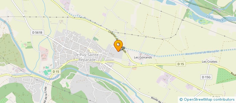 localisation de l'entreprise CBCG  LE PUY-SAINTE-REPARADE