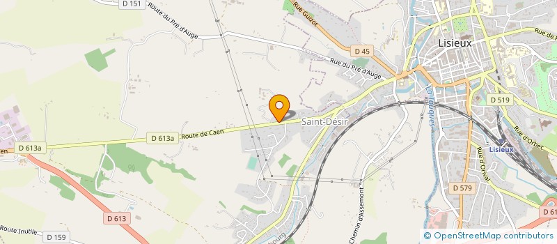 localisation de l'entreprise CBCM  SAINT-DESIR