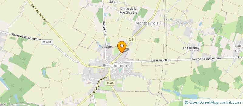 localisation de l'entreprise CBCOMPTA à BOISCOMMUN