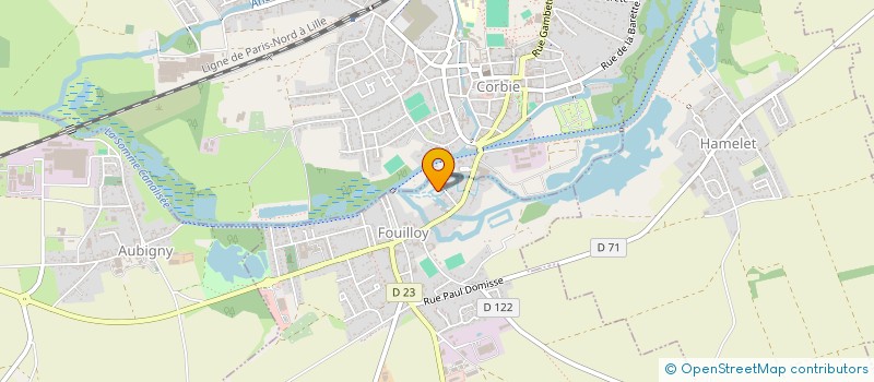 localisation de l'entreprise CBCT à FOUILLOY