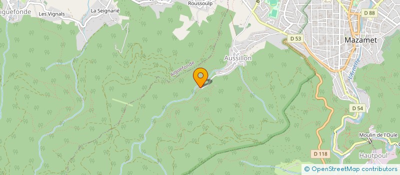 localisation de l'entreprise CBCV à AUSSILLON