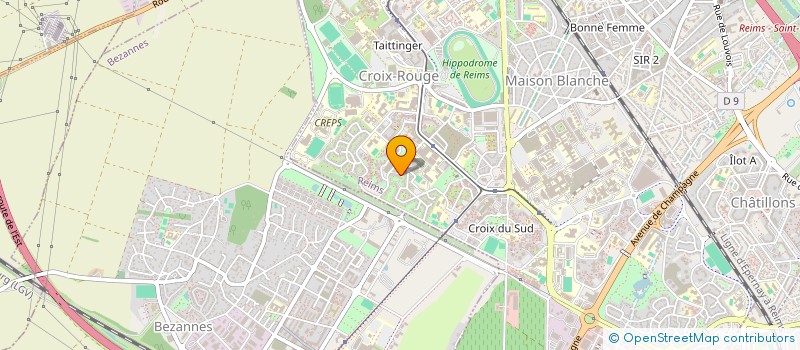 localisation de l'entreprise CBD 13  REIMS