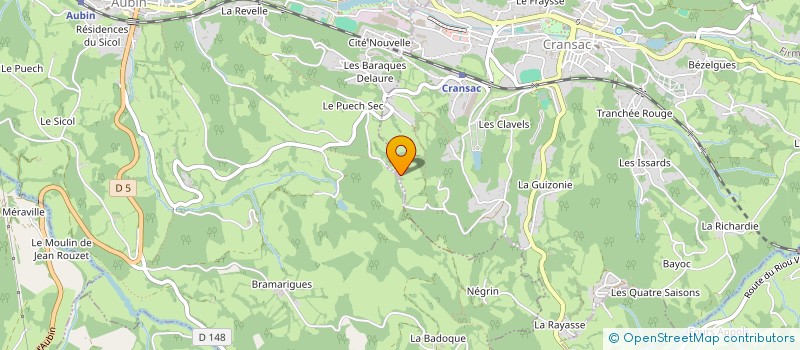 localisation de l'entreprise CBD ROSE DES VENTS à CRANSAC