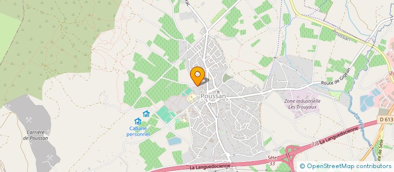 localisation de l'entreprise CBD THAU  POUSSAN