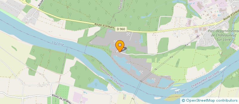 localisation de l'entreprise CBDA à CHATEAUNEUF-SUR-LOIRE
