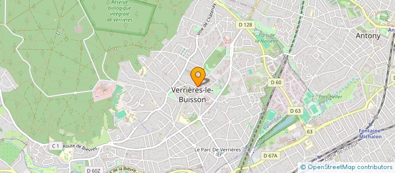 localisation de l'entreprise CBDANIEL à VERRIERES-LE-BUISSON