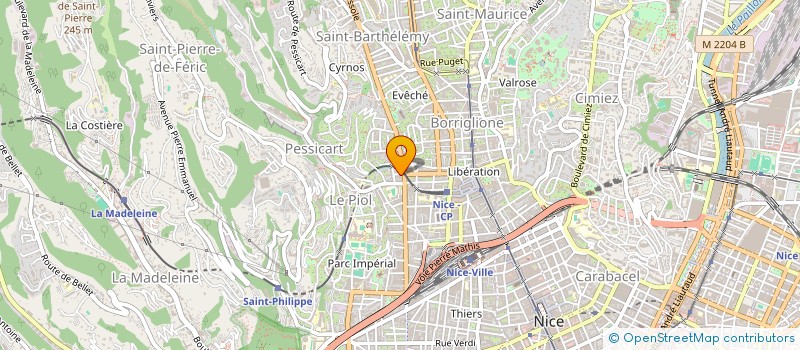 localisation de l'entreprise CBDC  NICE