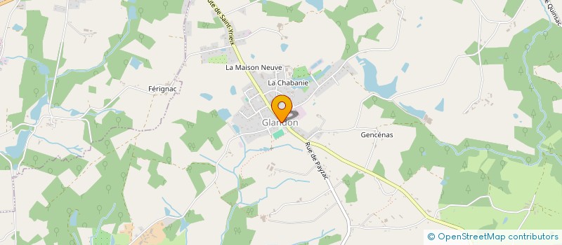 localisation de l'entreprise CBDE  COUSSAC-BONNEVAL