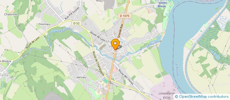 localisation de l'entreprise CBDELICE  MONTALIEU-VERCIEU