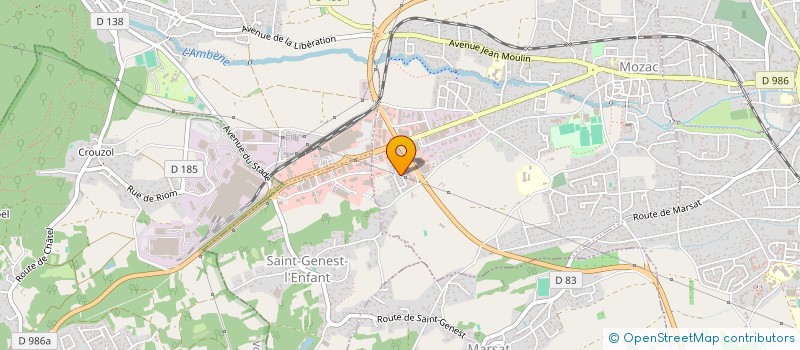 localisation de l'entreprise CBDN  CLERMONT-FERRAND