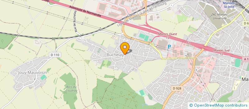 localisation de l'entreprise CBDR SERVICES  BUCHELAY