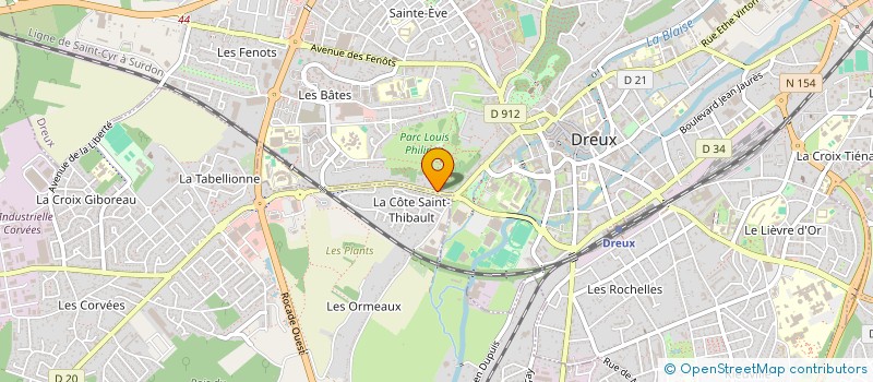 localisation de l'entreprise CBE à DREUX