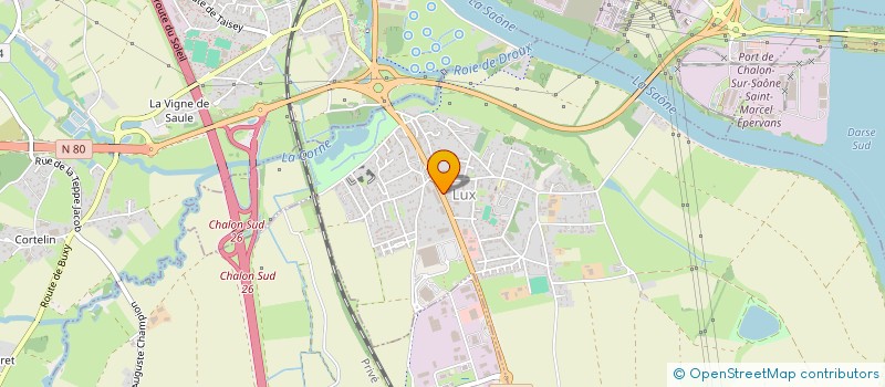 localisation de l'entreprise CBE  LUX