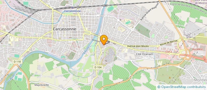 localisation de l'entreprise CBE  CARCASSONNE