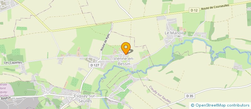 localisation de l'entreprise CBE IMMO  VIENNE-EN-BESSIN