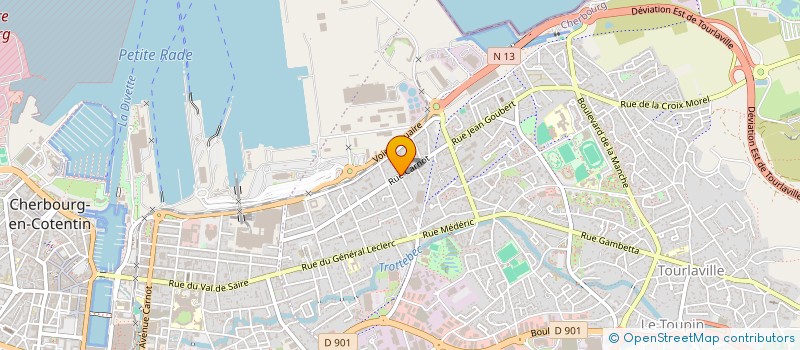 localisation de l'entreprise CBE INVEST  CHERBOURG-EN-COTENTIN