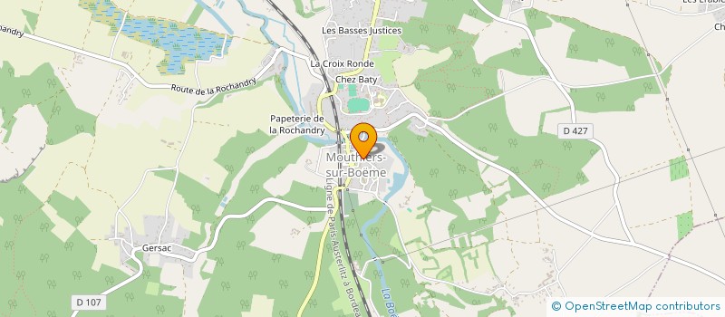 localisation de l'entreprise CBE INVESTMENT à MOUTHIERS-SUR-BOEME