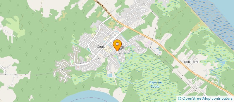 localisation de l'entreprise CBE LEVAGE  BAIE-MAHAULT