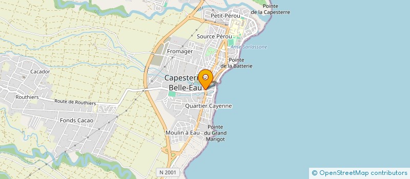 localisation de l'entreprise CBE PHONE à CAPESTERRE-BELLE-EAU