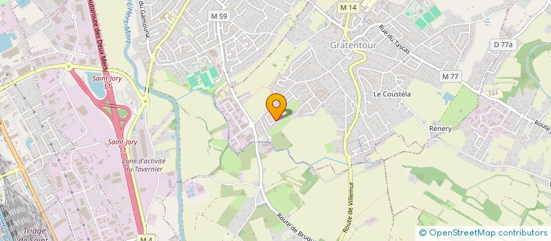 localisation de l'entreprise CBE PRO  GRATENTOUR