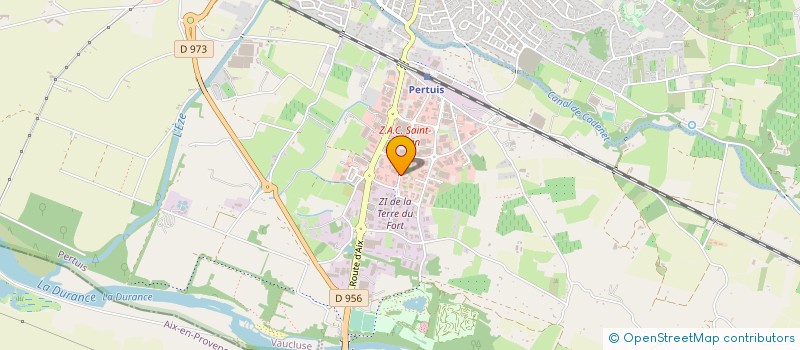 localisation de l'entreprise CBE SUD LUBERON-VAL DE DURANCE à PERTUIS