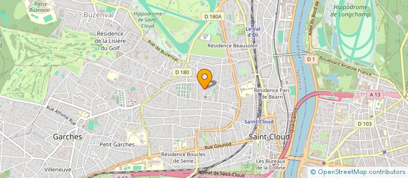 localisation de l'entreprise CBEAUTIFUL à SAINT-CLOUD