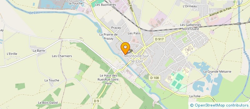 localisation de l'entreprise CBEB  MONTOIRE-SUR-LE-LOIR