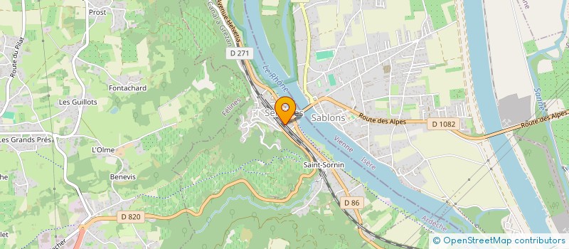 localisation de l'entreprise CBEDINK  SERRIERES