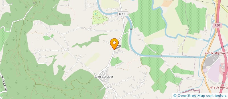 localisation de l'entreprise CBEG IMMO  LE PUY-SAINTE-REPARADE