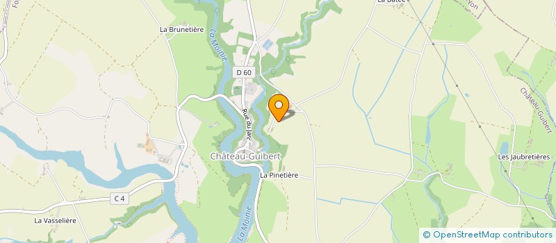 localisation de l'entreprise CBEO à CHATEAU-GUIBERT