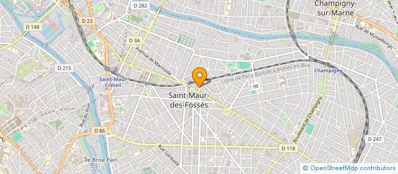 localisation de l'entreprise CBF à SAINT-MAUR-DES-FOSSES