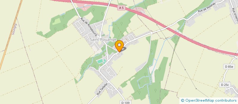 localisation de l'entreprise CBF  SAINT-POUANGE