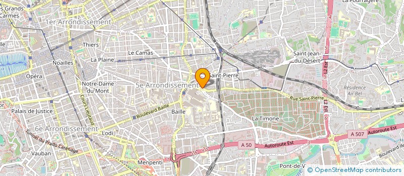 localisation de l'entreprise CBF à MARSEILLE
